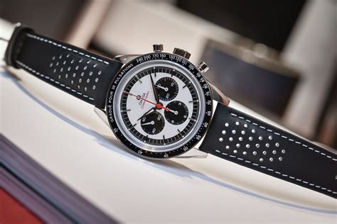 omega speedmaster panda dial.